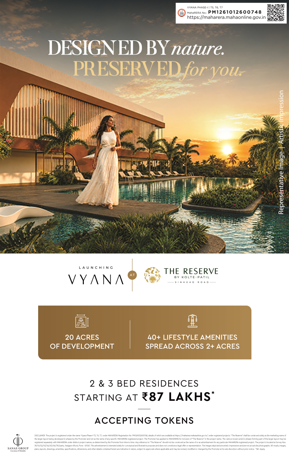 The Reserve by Kolte Patil — Sinhgad Road, Pune — facade view